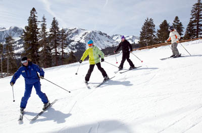 école de ski, cours de snowboard